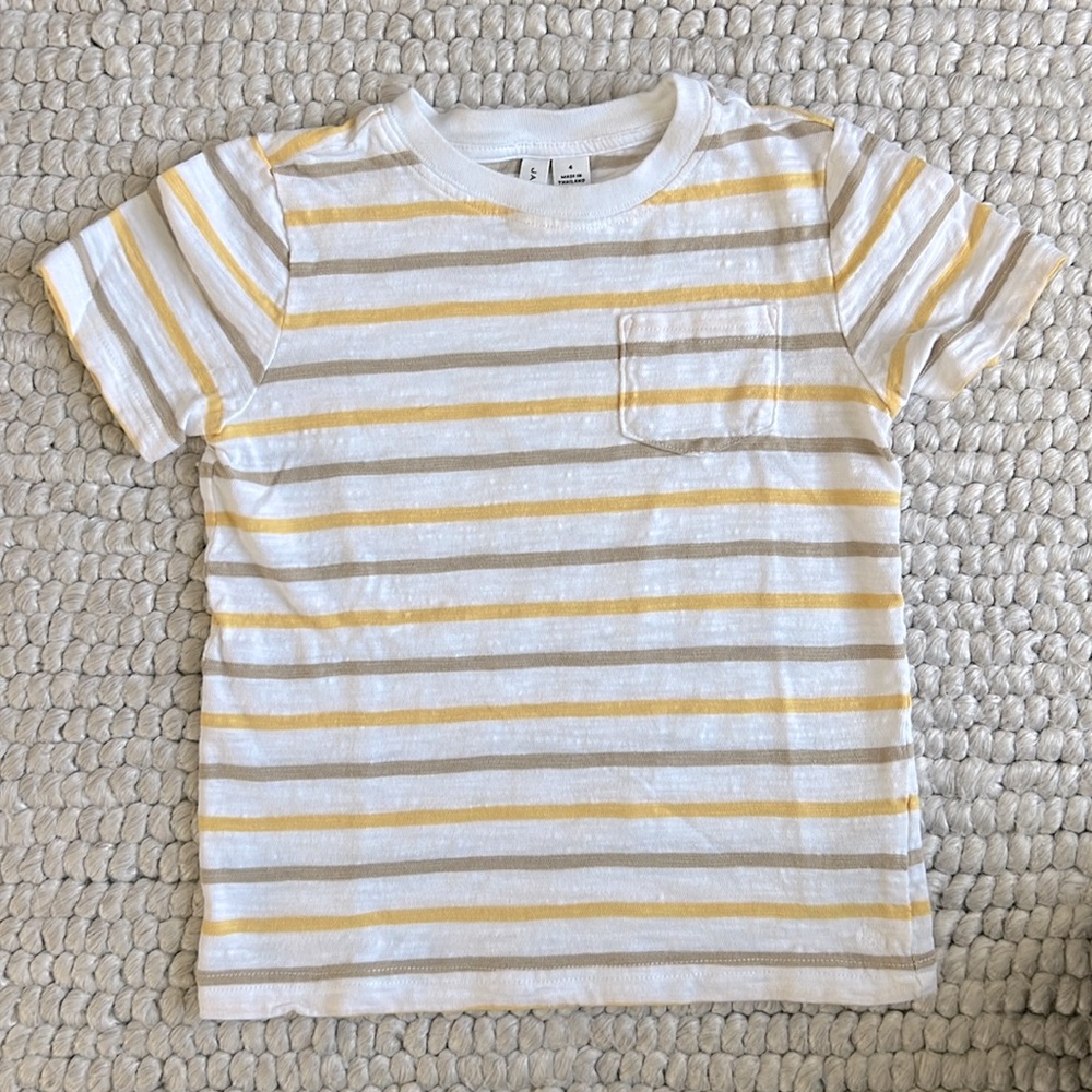 Janie and Jack pocket slub tshirt 4